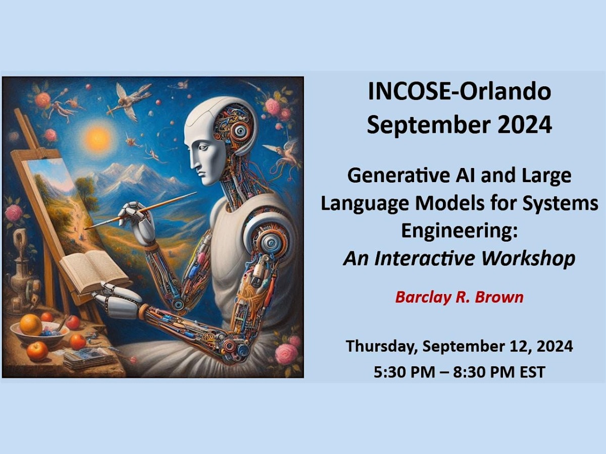 INCOSE Orlando Monthly Meeting - September 2024