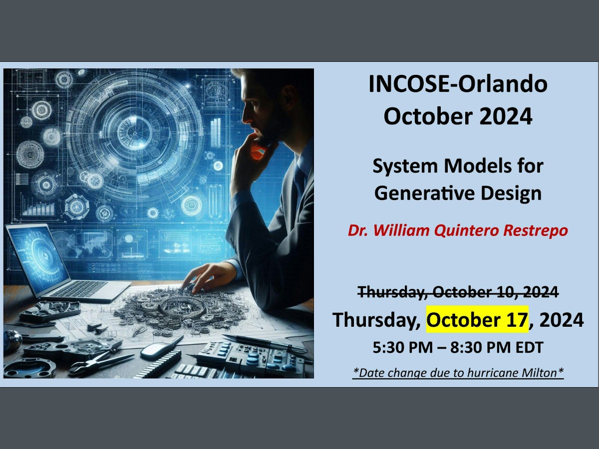 INCOSE Orlando Monthly Meeting - October 2024