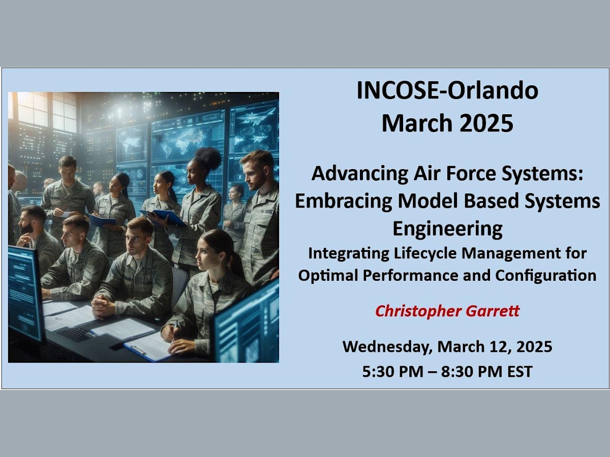 INCOSE Orlando Monthly Meeting - MARCH 2025