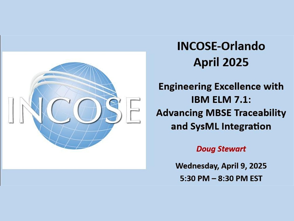 INCOSE Orlando Monthly Meeting - APRIL 2025