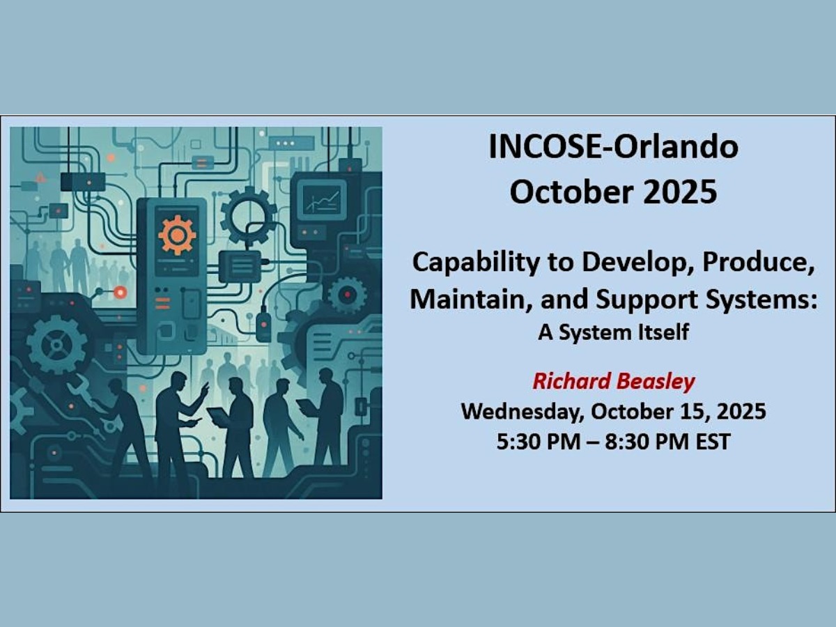 INCOSE Orlando Monthly Meeting - October 2025