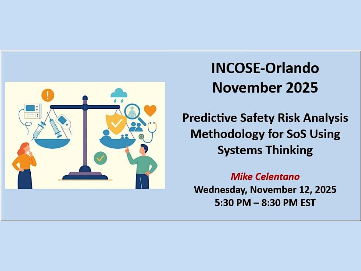 INCOSE Orlando Monthly Meeting - November 2025