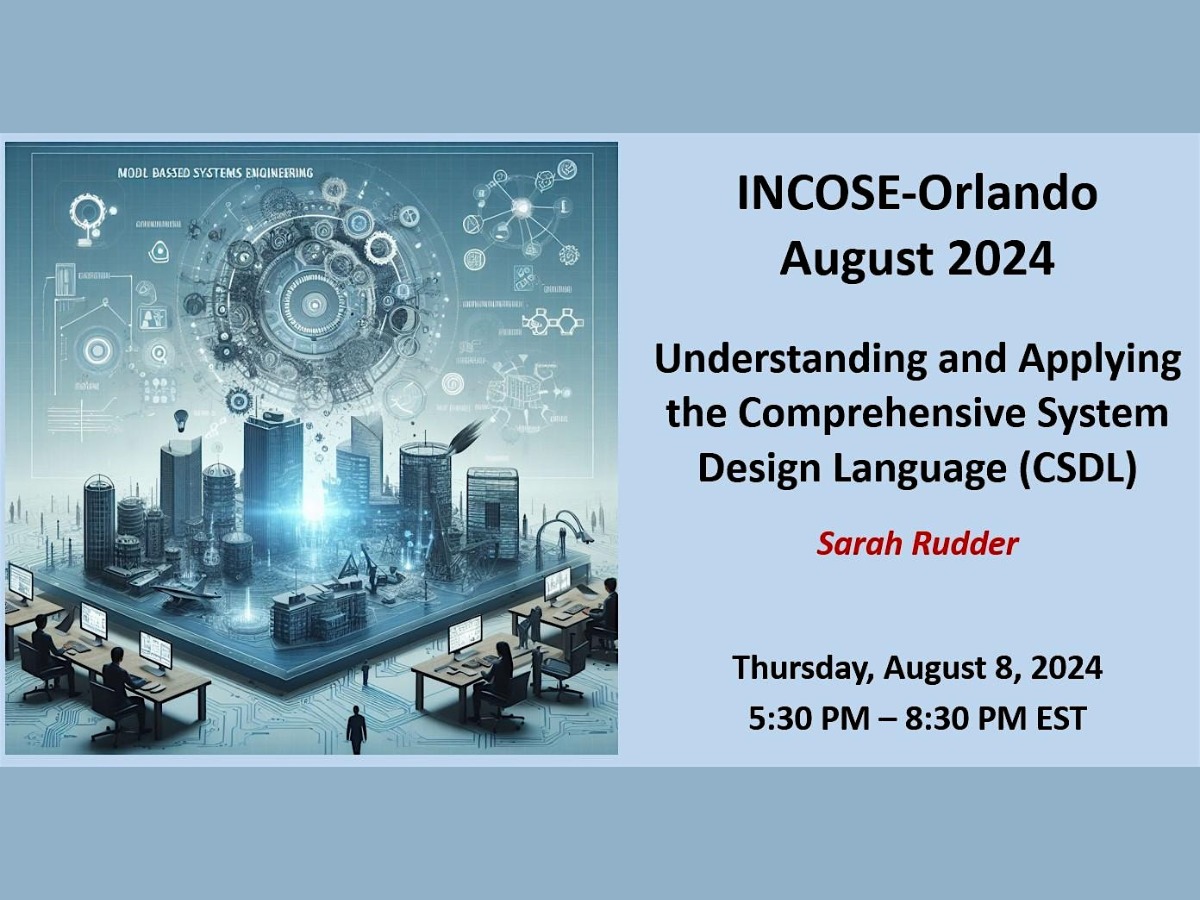INCOSE Orlando Monthly Meeting - August 2024